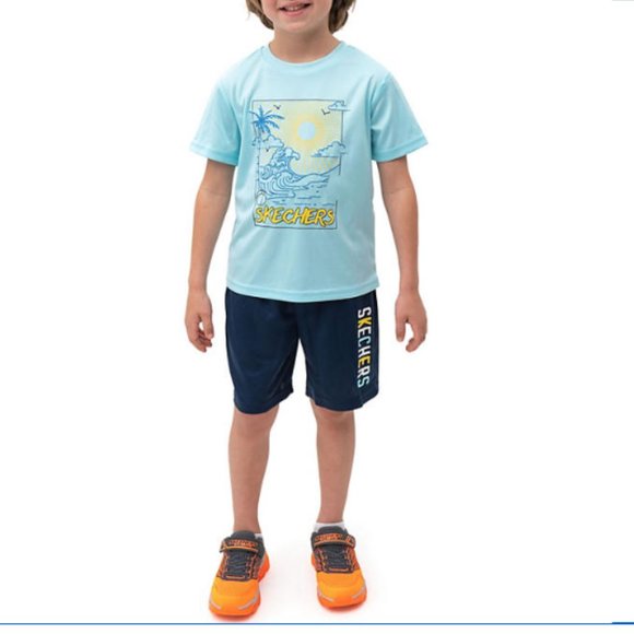 NWT Skechers Boys' 4 Pack Toddler Active Set - Picture 3 of 9